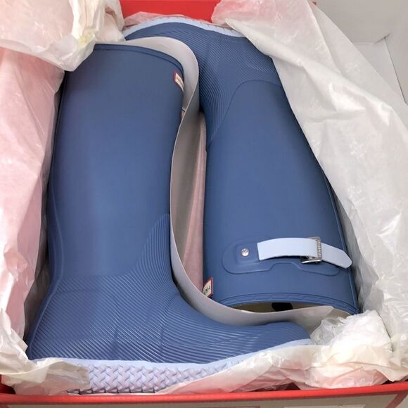 Hunter Original Tall Calendar Sole Rain Boots NEW in box Size US 7 - Picture 2 of 10